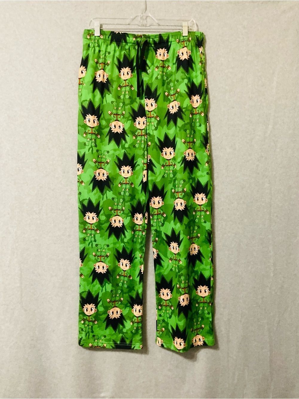 Hunter Bright Green Men's Sleep Pants Bottoms with Character Print SZ M